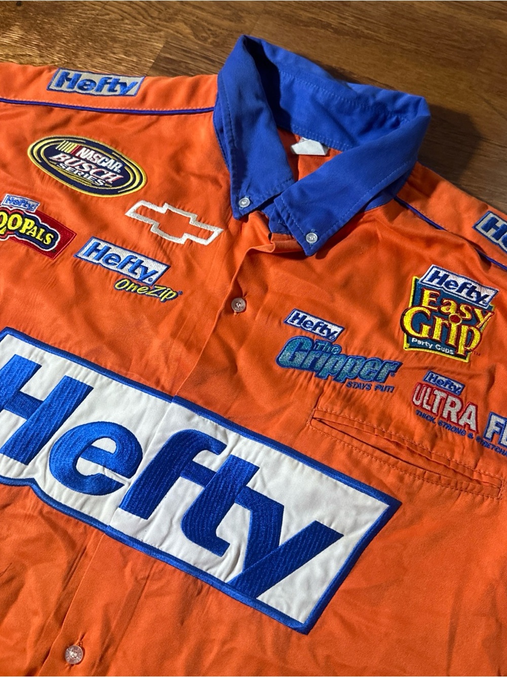 Uncommon Vintage 3XL Pit Crew Shirt Hefty Simpson RCR